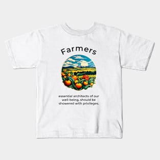 Appreciate farmers Kids T-Shirt